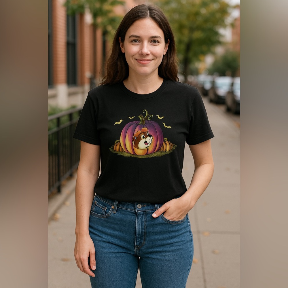 Buc-ee’s Halloween Graphic Tee “If You’ve Got It, Haunt It!” Black Unisex Med